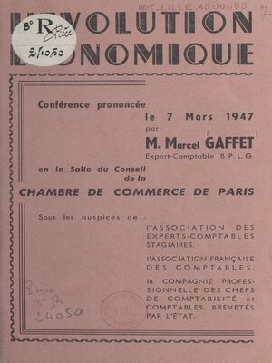 cover image of L'évolution économique